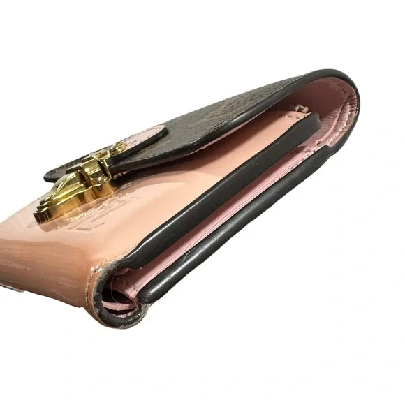 Louis Vuitton Ballerine Pink & Monogram Leather Cherrywood Compact Bifold Wallet - Picture 10 of 15